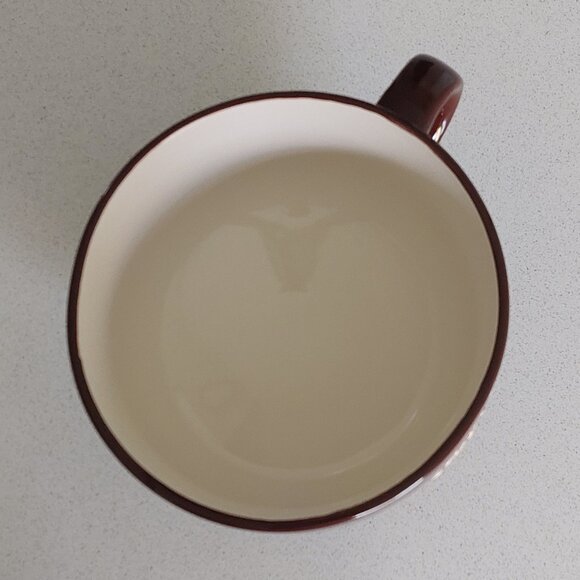 Harbor East Oversized "Let Us Entertain You" Embossed Chocolate Mug/Candy Bowl - Picture 4 of 10